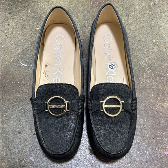 Calvin Klein Women's Black Loafers - Picture 1 of 4